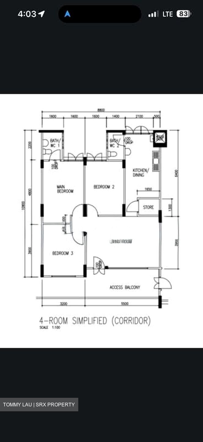 Blk 840 Tampines Street 82 (Tampines), HDB 4 Rooms #556154531